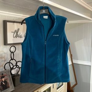 Columbia Teal Fleece Vest